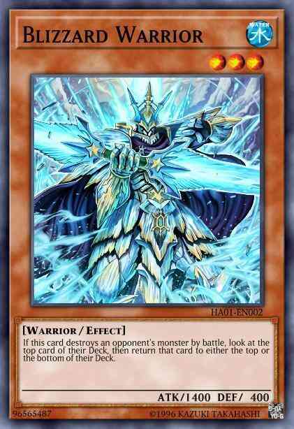 Blizzard Warrior - HA01-EN002 - Super Rare - Unlimited