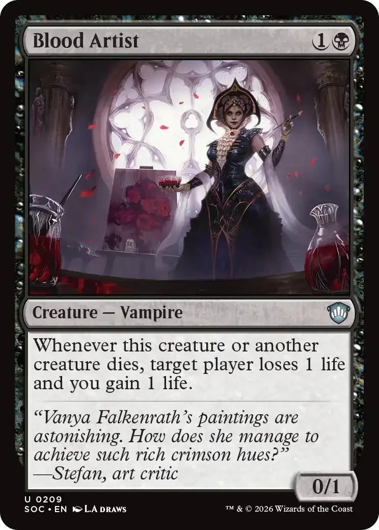 Blood Artist [209] [Secrets of Strixhaven: Commander] [Non-Foil]