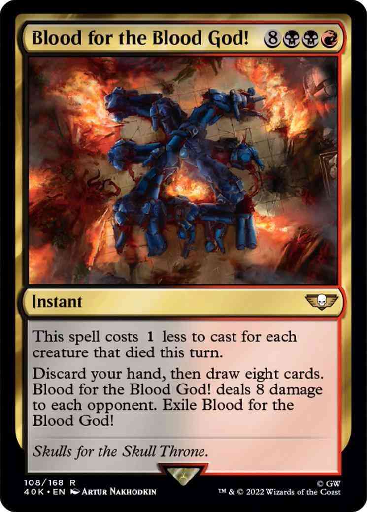 Blood for the Blood God! [108] [Universes Beyond: Warhammer 40,000] [Non-Foil]
