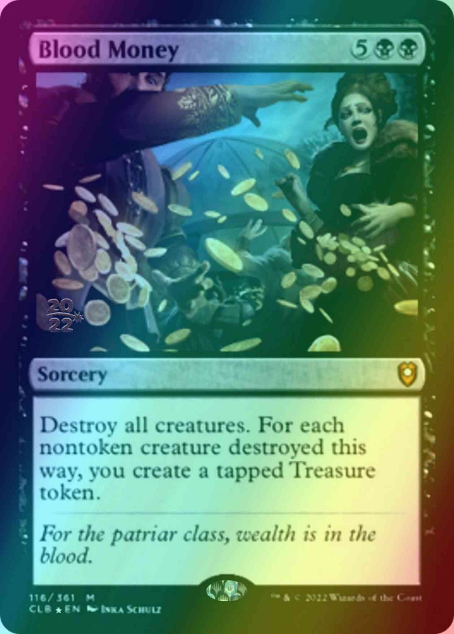 Blood Money [116s] [Prerelease] [Commander Legends: Battle for Baldur's Gate: Promos] [Foil]