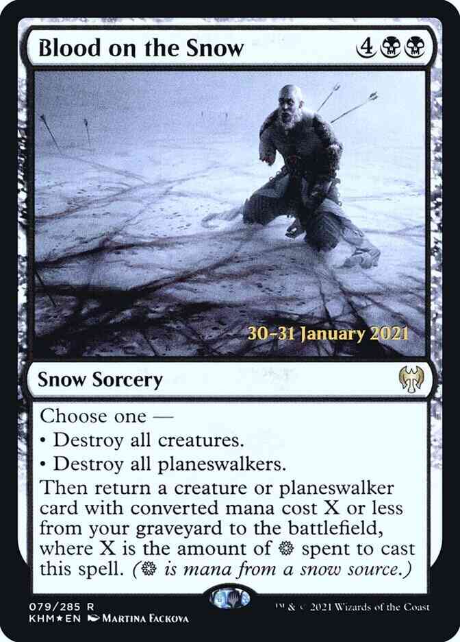 Blood on the Snow [Prerelease] [79s] [Kaldheim Promos] [Foil]