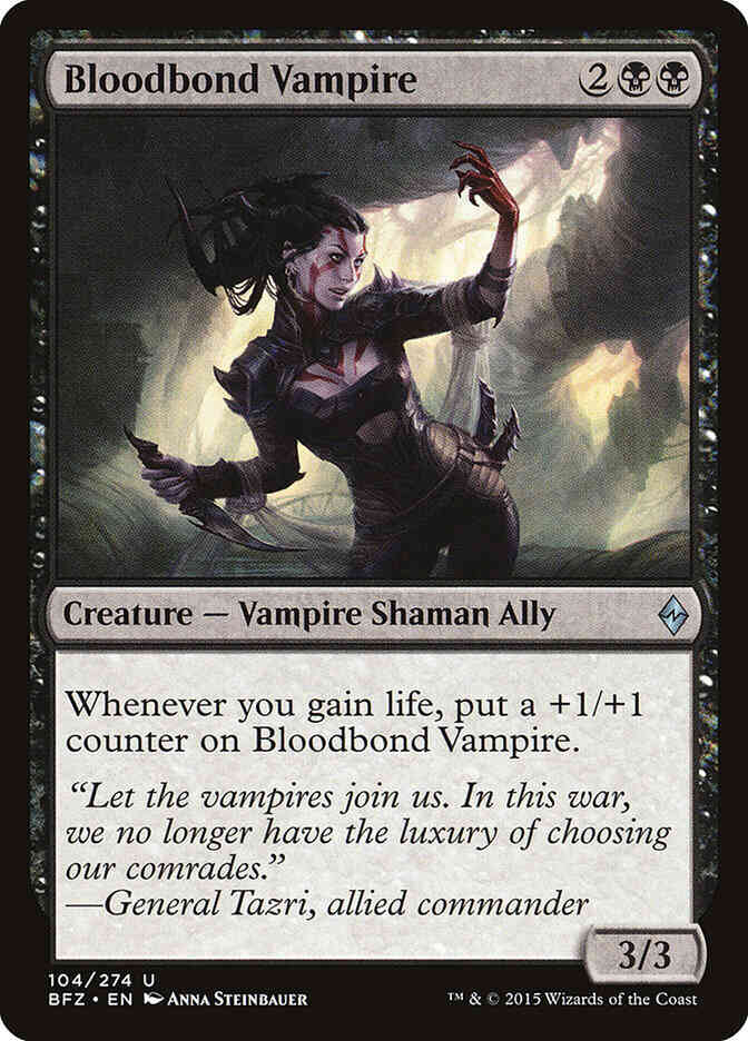Bloodbond Vampire [104] [Battle for Zendikar] [Non-Foil]