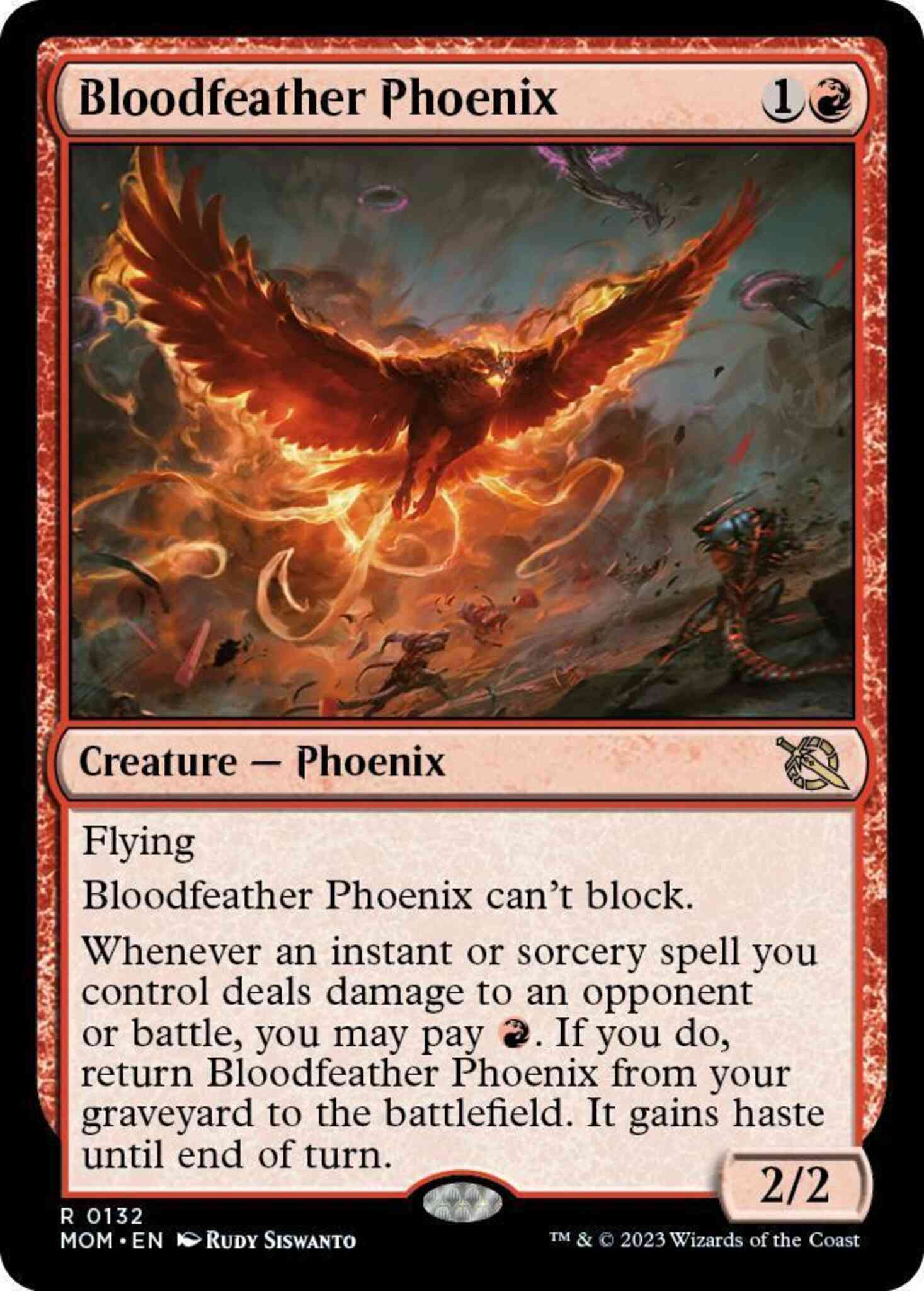 Bloodfeather Phoenix [132] [March of the Machine] [Non-Foil]