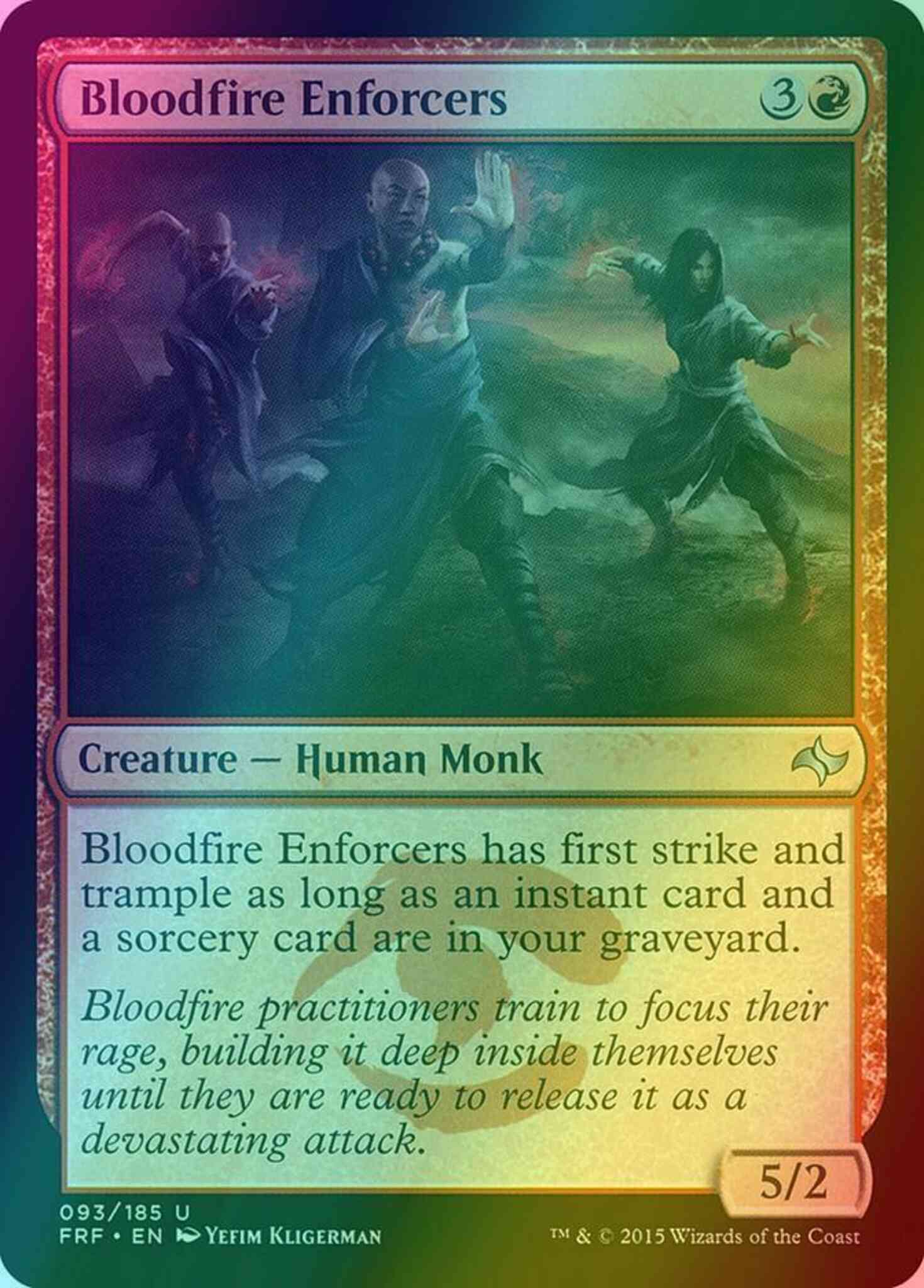 Bloodfire Enforcers [93] [Fate Reforged] [Foil]