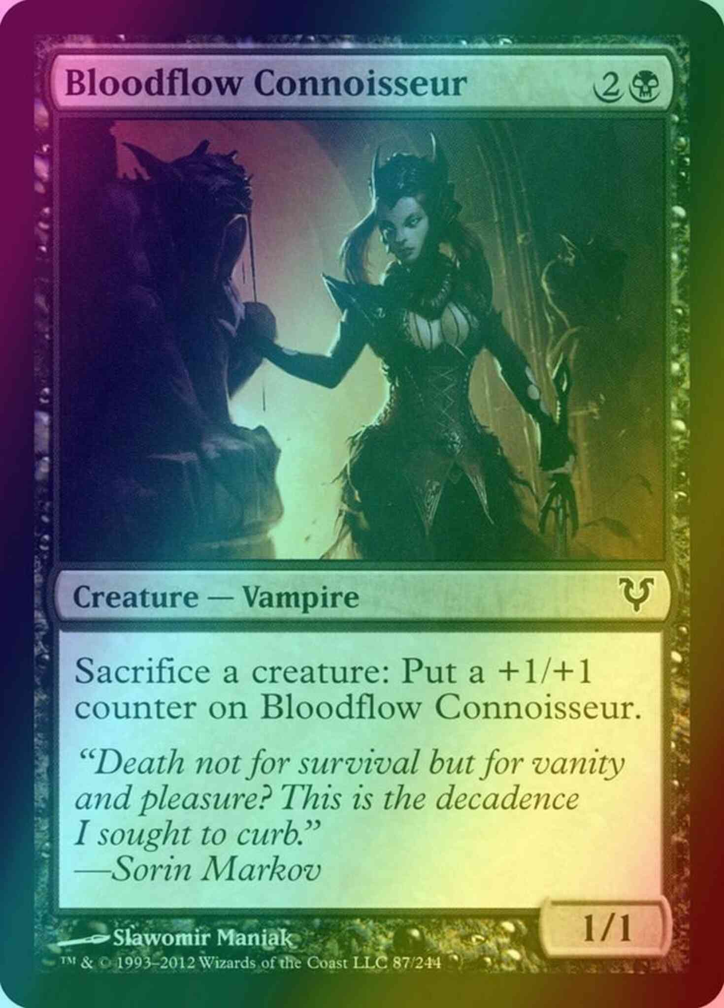 Bloodflow Connoisseur [87] [Avacyn Restored] [Foil]