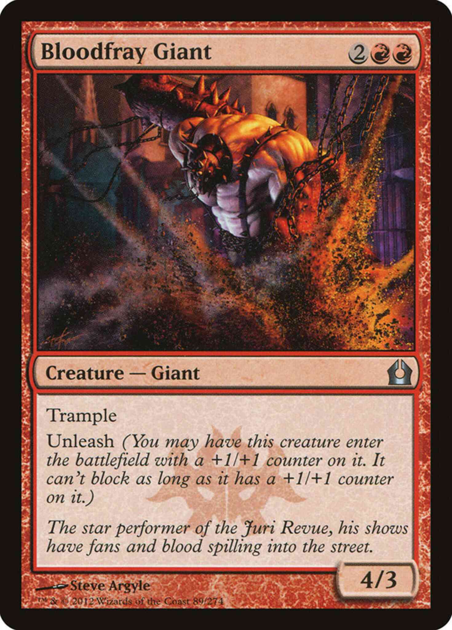 Bloodfray Giant [89] [Return To Ravnica] [Non-Foil]