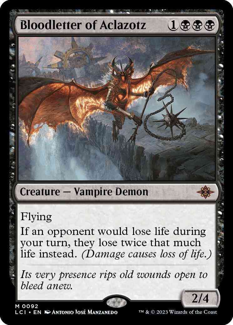 Bloodletter of Aclazotz [92] [The Lost Caverns of Ixalan] [Non-Foil]