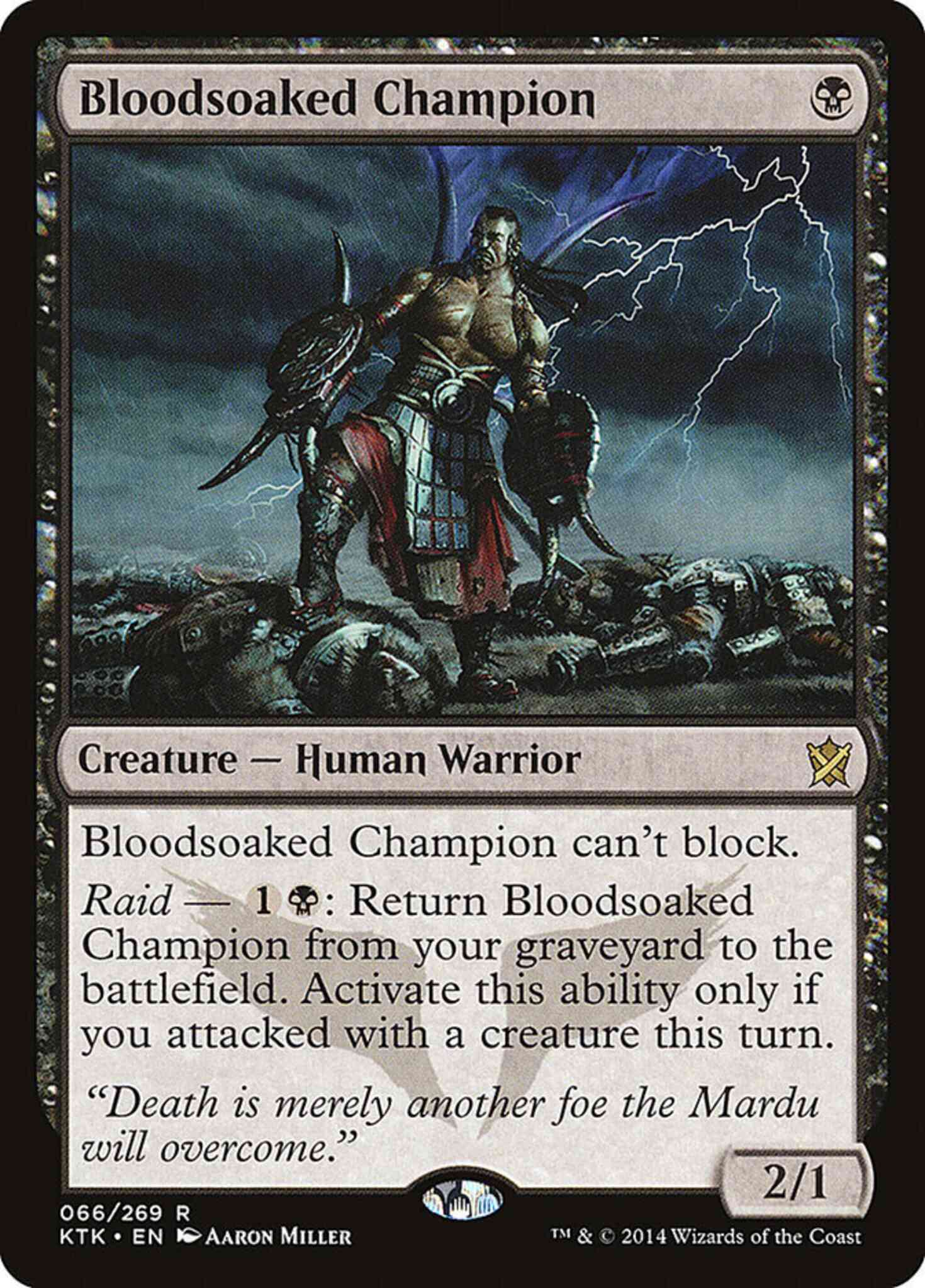 Bloodsoaked Champion [66] [Khans Of Tarkir] [Non-Foil]