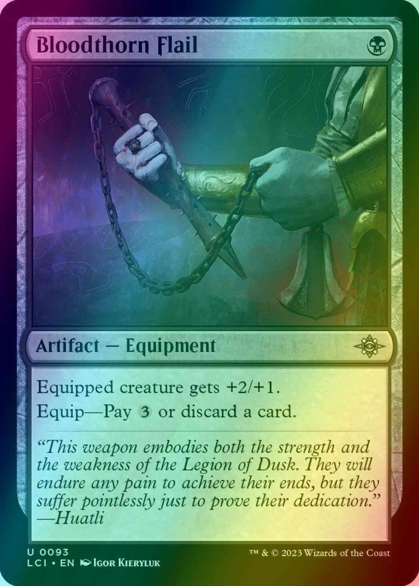 Bloodthorn Flail [93] [The Lost Caverns of Ixalan] [Foil]
