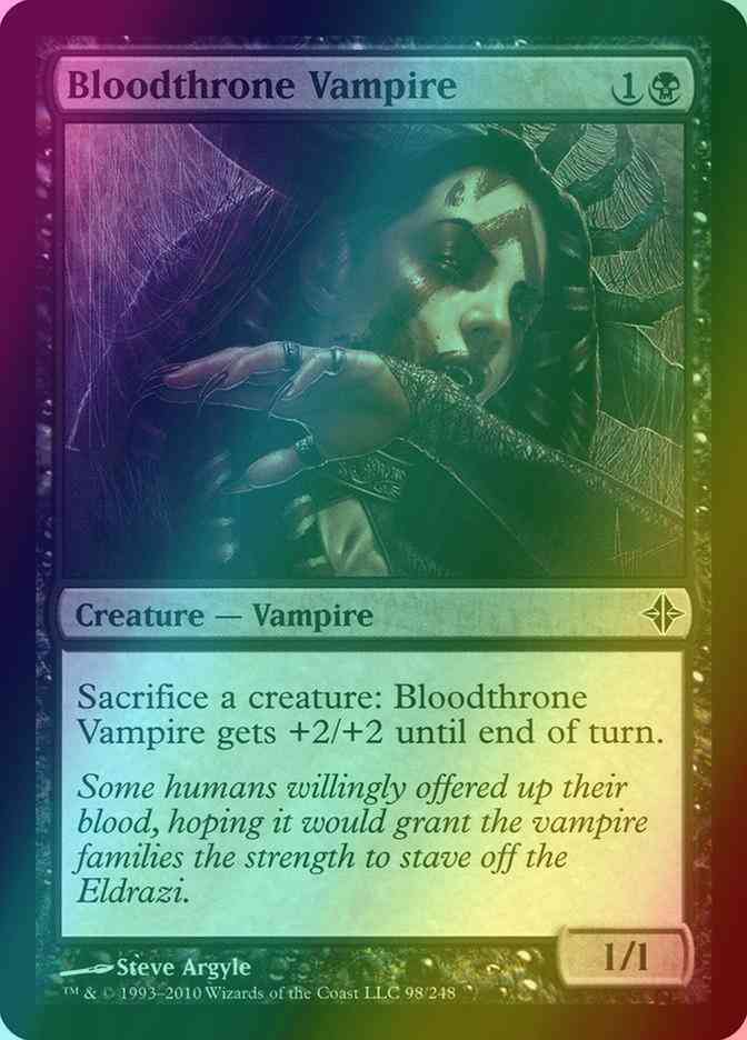 Bloodthrone Vampire [98] [Rise Of The Eldrazi] [Foil]