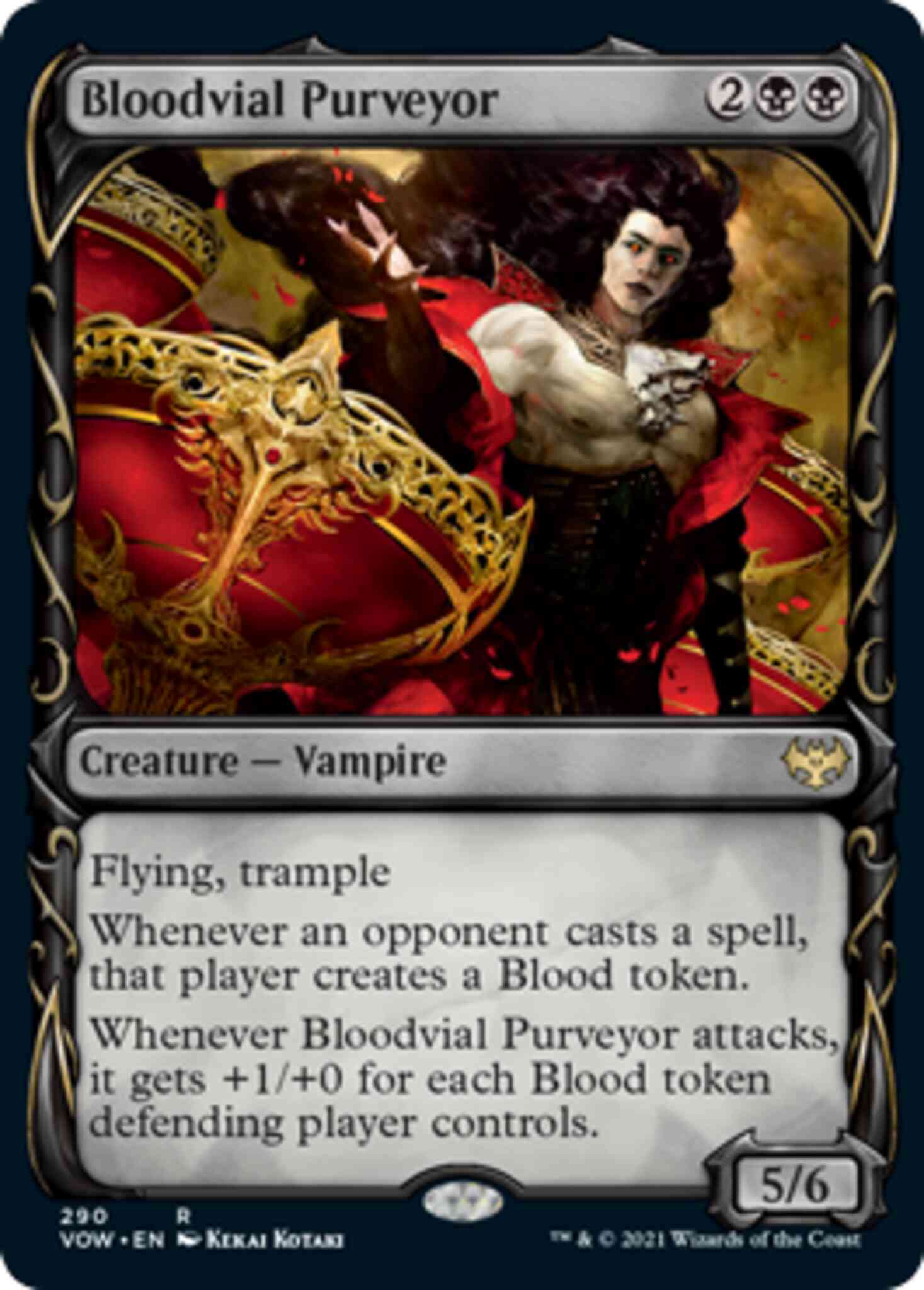 Bloodvial Purveyor [290] [Fang Frame Showcase] [Innistrad: Crimson Vow] [Non-Foil]