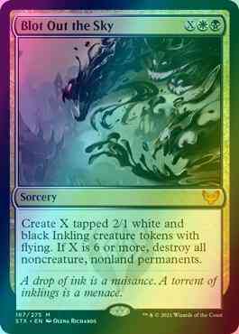 Blot Out the Sky [167] [Strixhaven: School of Mages] [Foil]