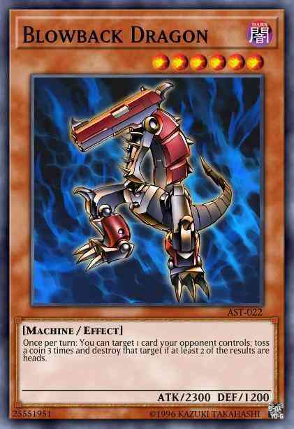 Blowback Dragon - BP01-EN008 - Starfoil Rare - 1st Edition
