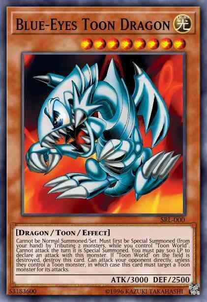 Blue-Eyes Toon Dragon - SDP-020 - Common - 1st Edition