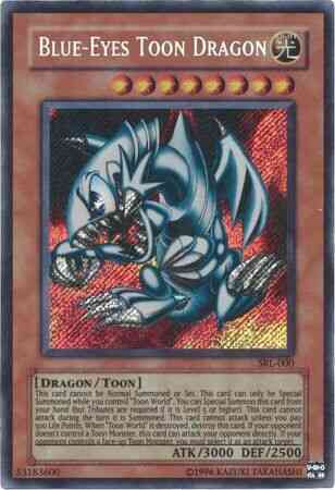 Blue-Eyes Toon Dragon - SRL-000 - Secret Rare - Unlimited