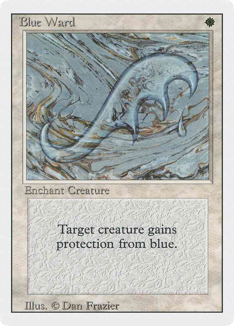 Blue Ward [7] [Revised Edition] [Non-Foil]