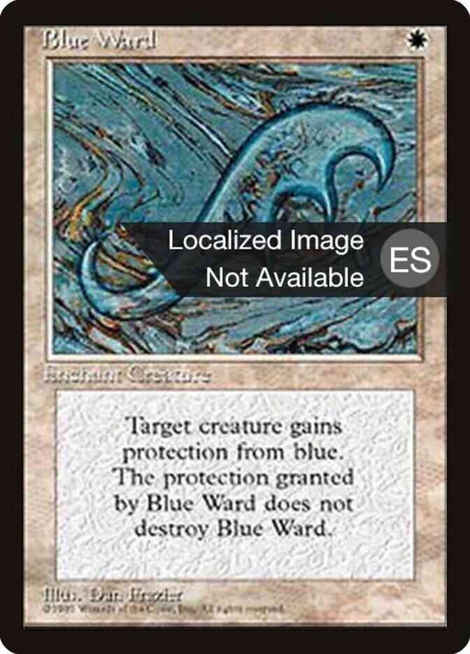 Blue Ward - Spanish [10] [Fourth Edition Black Border: Spanish] [Non-Foil]