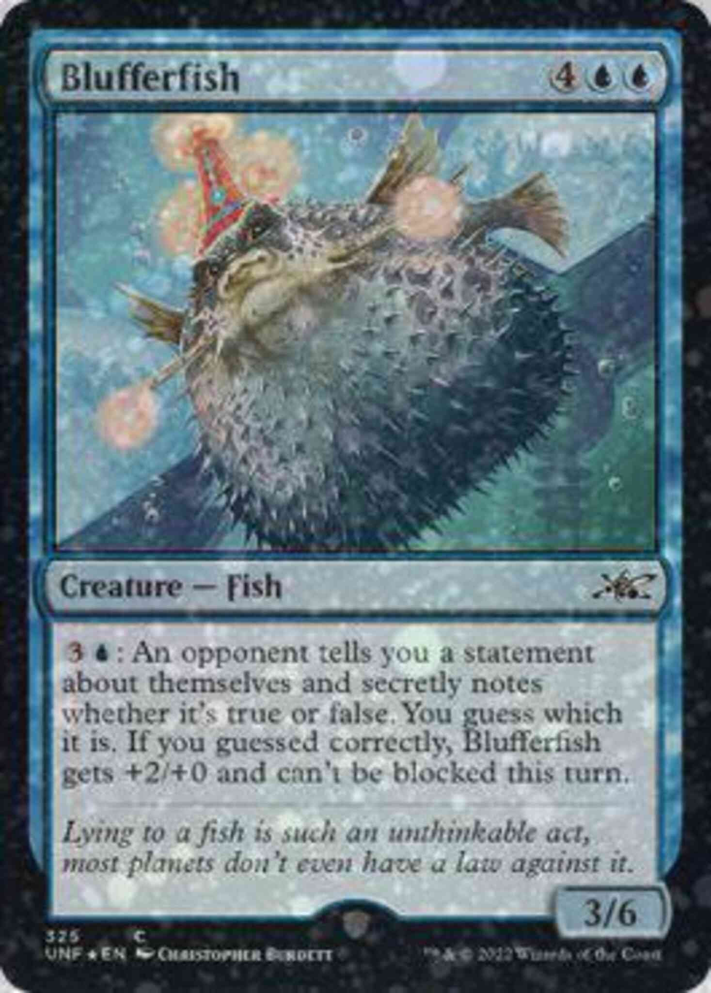 Blufferfish [325] [Unfinity] [Galaxy Foil]