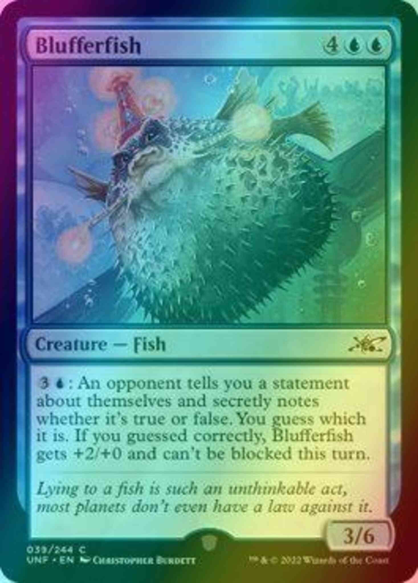 Blufferfish [39] [Unfinity] [Foil]
