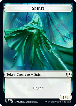 Boar Token (05) // Spirit Token (04) [Kaldheim Commander Tokens] [Non-Foil] - Image 2