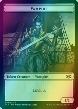 Boar Token (15) // Vampire Token (09) [Double Masters 2022: Tokens] [Foil] - Image 2