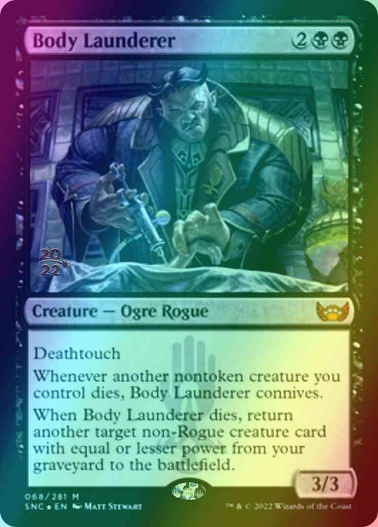 Body Launderer [Prerelease] [68s] [Streets of New Capenna: Promos] [Foil]