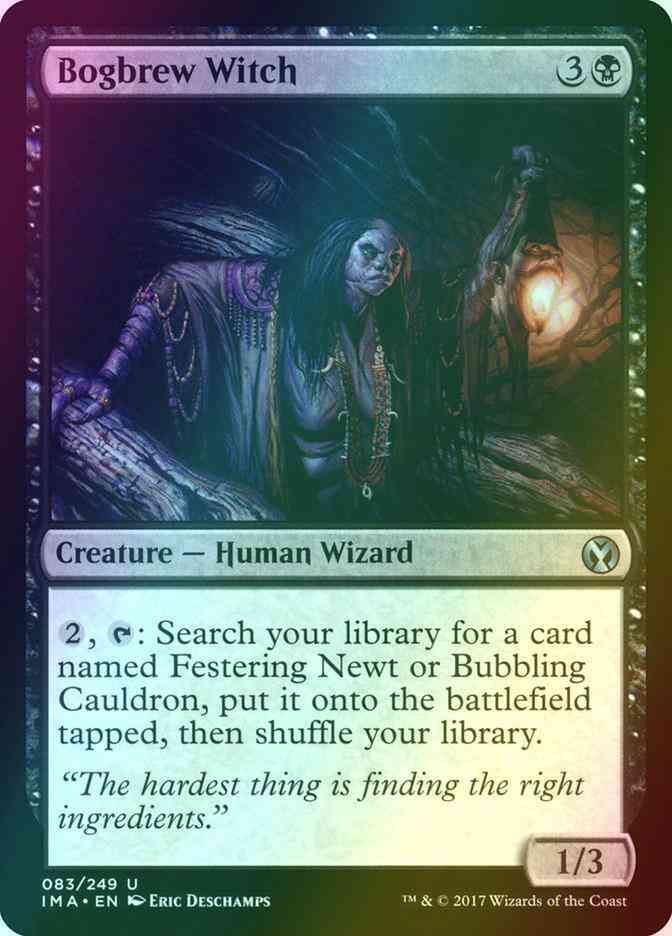 Bogbrew Witch [83] [Iconic Masters] [Foil]