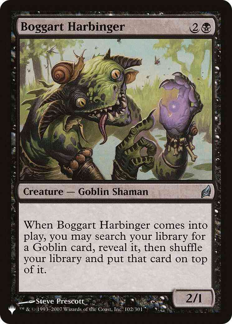Boggart Harbinger [LRW-102] [The List] [Non-Foil]