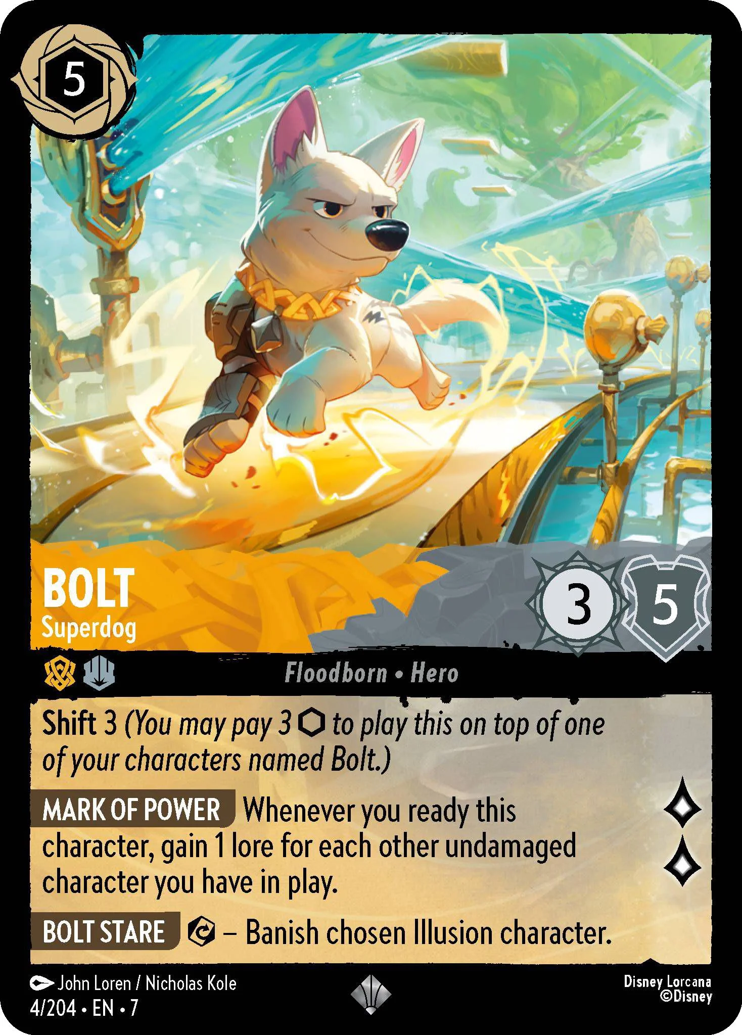 Bolt - Superdog - 4/204 [Archazia's Island] [Non-Foil]