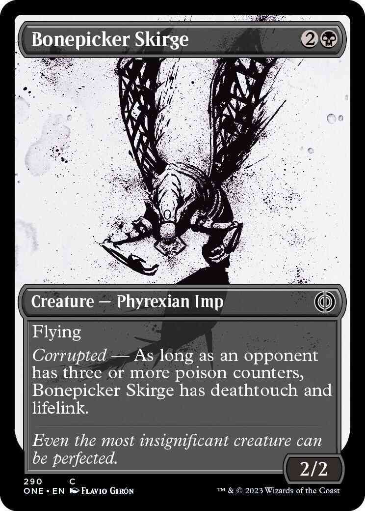 Bonepicker Skirge [290] [Full Art] [Ichor] [Phyrexia: All Will Be One] [Non-Foil]
