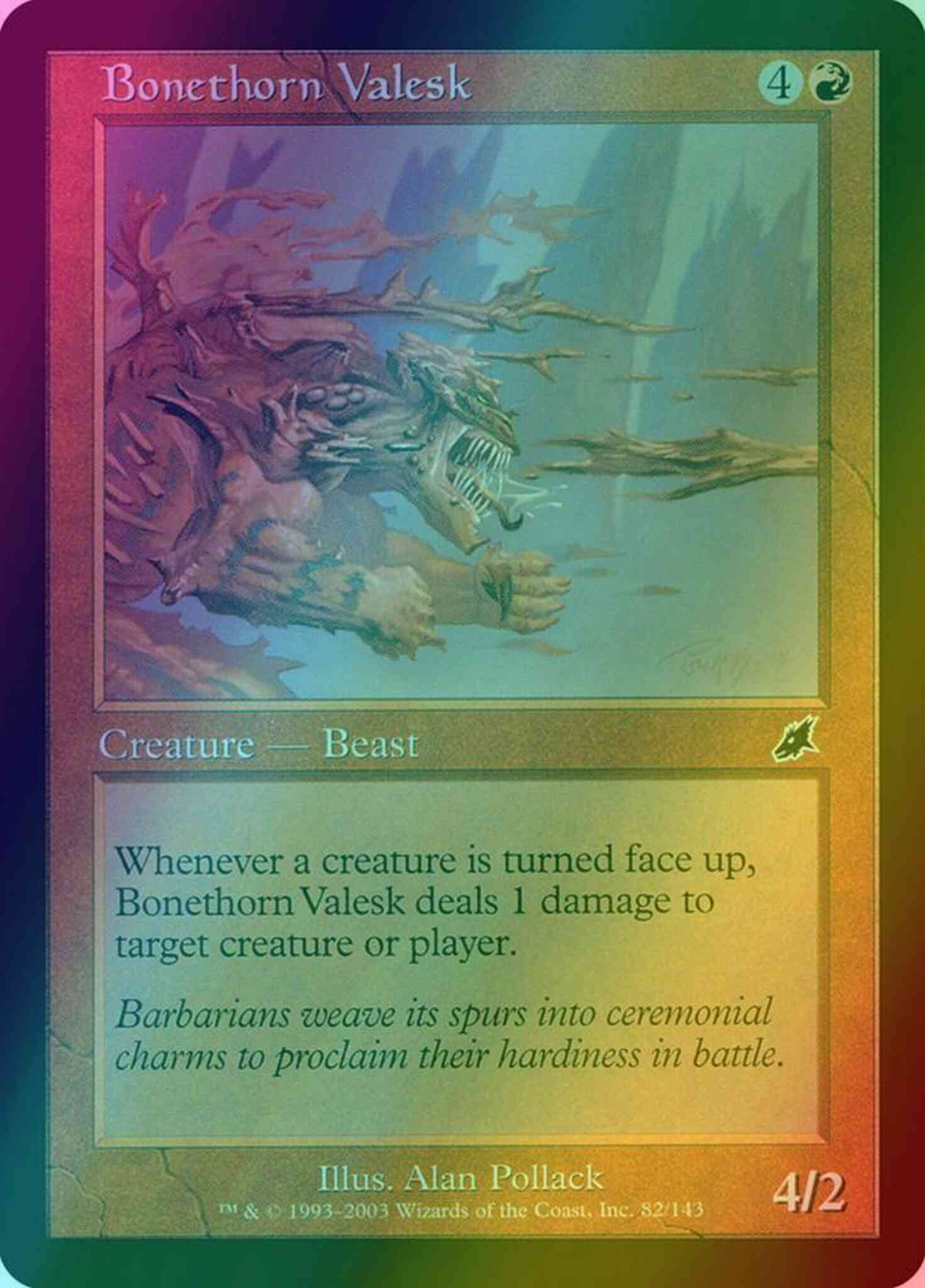 Bonethorn Valesk [82] [Scourge] [Foil]