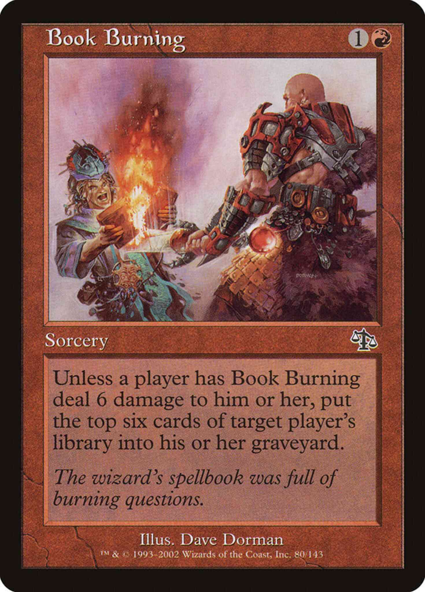 Book Burning [80] [Judgment] [Non-Foil]