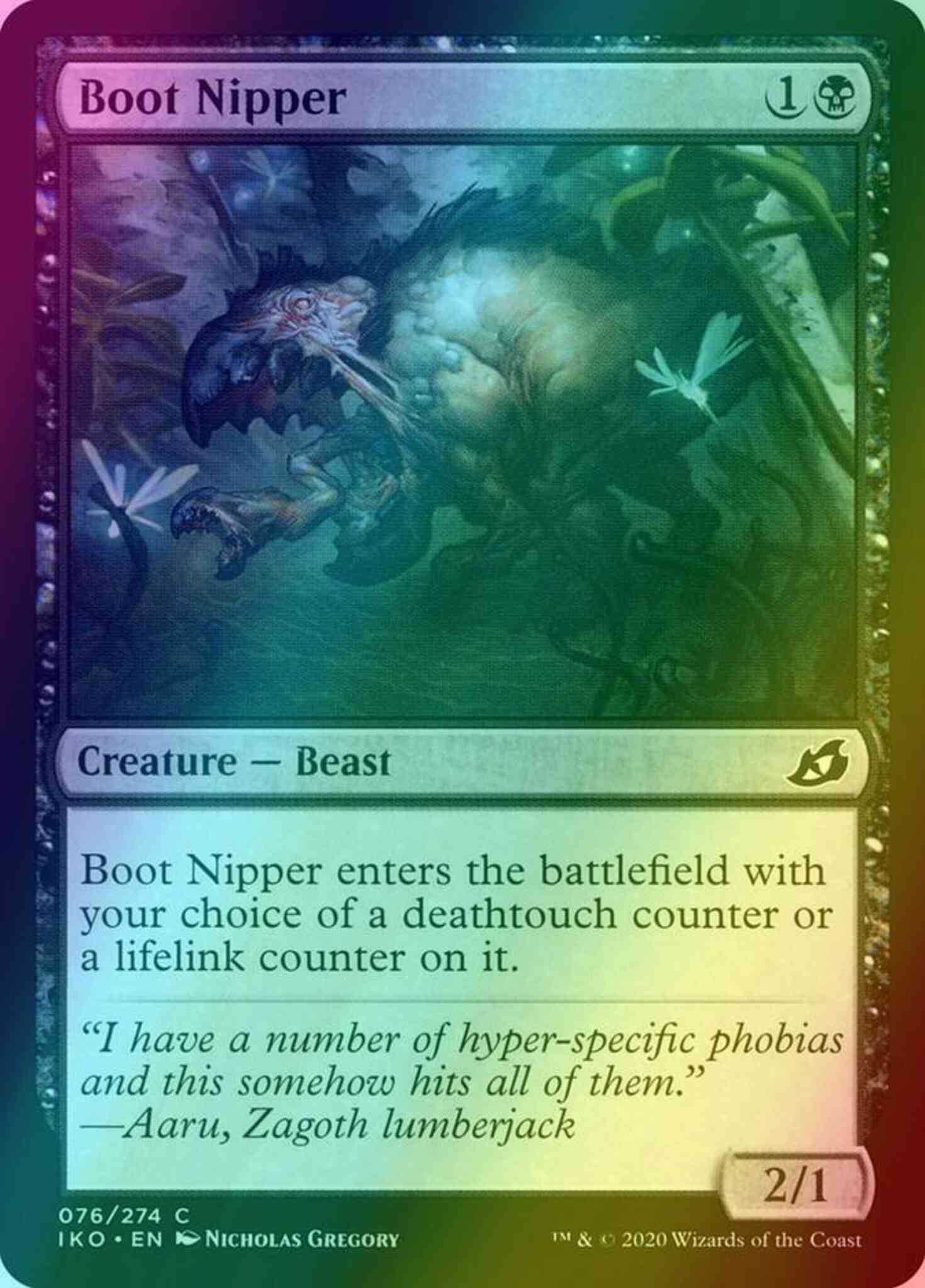 Boot Nipper [76] [Ikoria: Lair of Behemoths] [Foil]