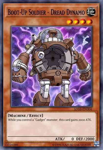 Boot-Up Soldier - Dread Dynamo - SD10-EN004 - Common - 1st Edition