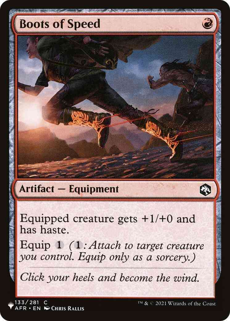 Boots of Speed [AFR-133] [The List] [Non-Foil]