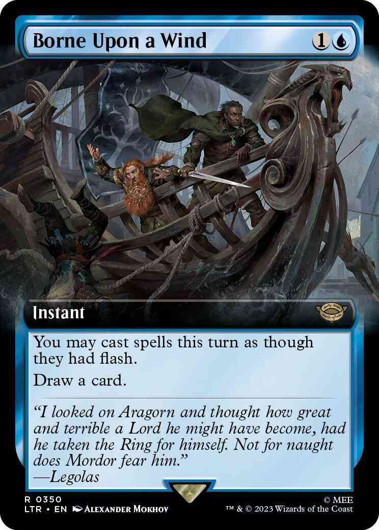 Borne Upon a Wind [350] [Extended Art] [The Lord of the Rings: Tales of Middle-earth] [Non-Foil]