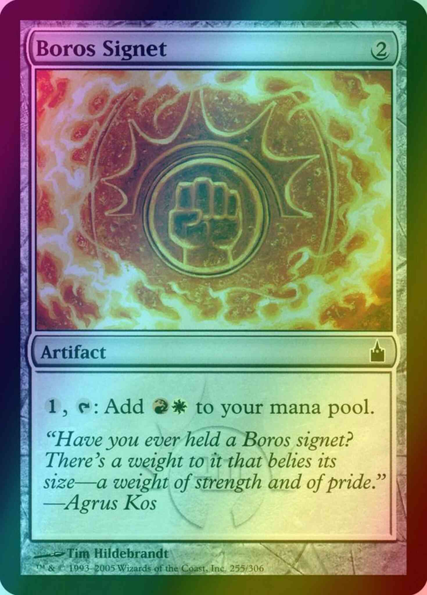 Boros Signet [255] [Ravnica City Of Guilds] [Foil]