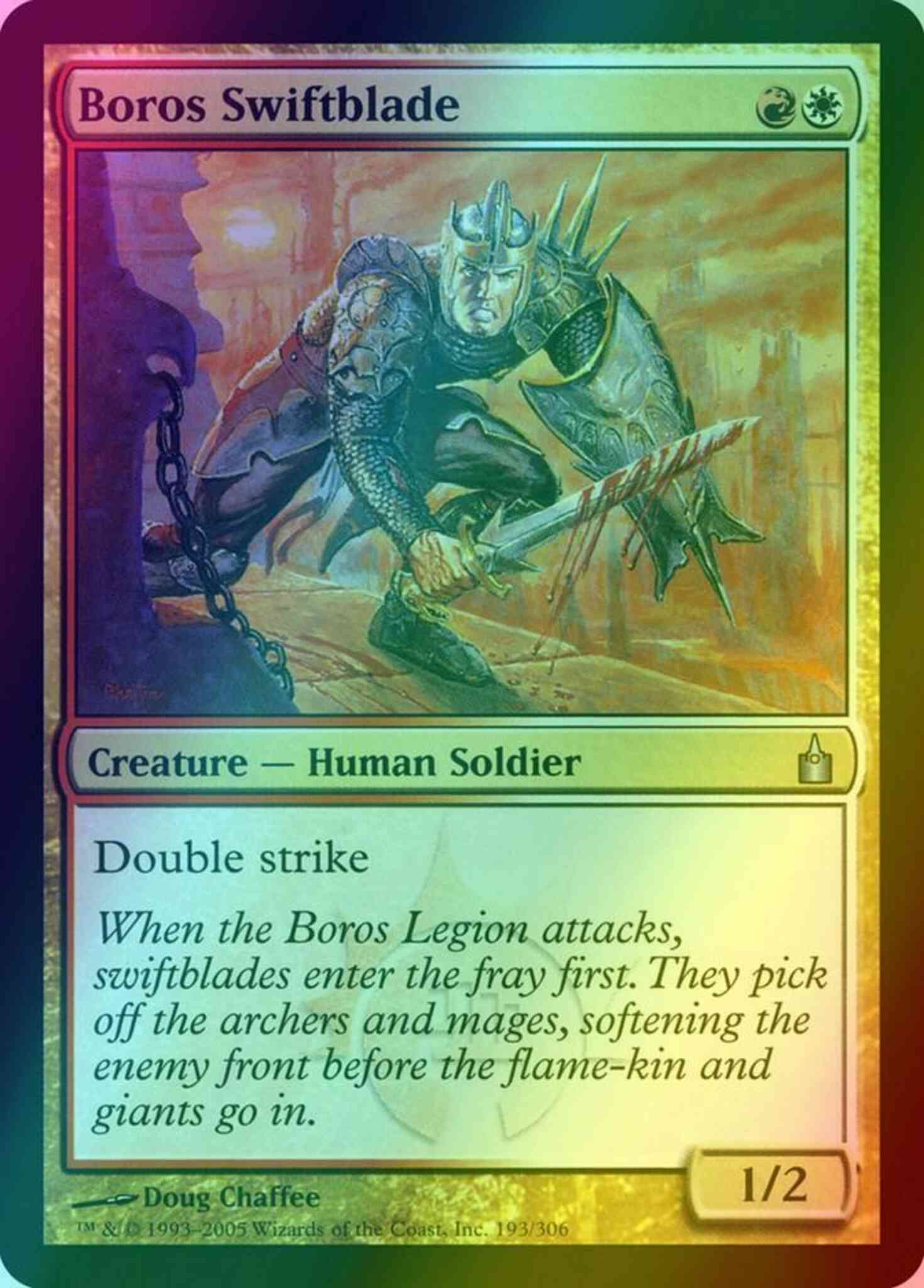 Boros Swiftblade [193] [Ravnica City Of Guilds] [Foil]