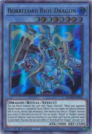 Borreload Riot Dragon - BODE-EN036 - Ultra Rare - 1st Edition