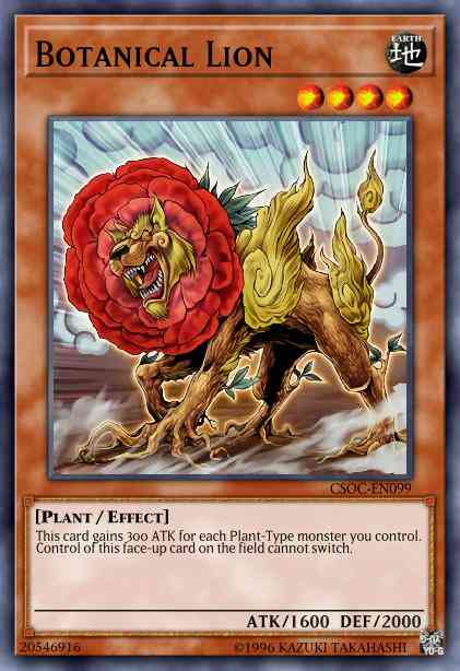 Botanical Lion - DT04-EN009 - Duel Terminal Normal Parallel Rare - Duel Terminal