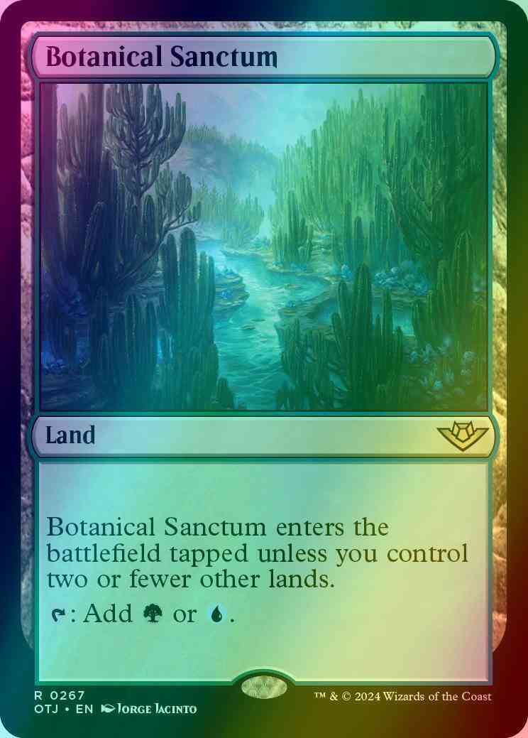 Botanical Sanctum [267] [Outlaws of Thunder Junction] [Foil]