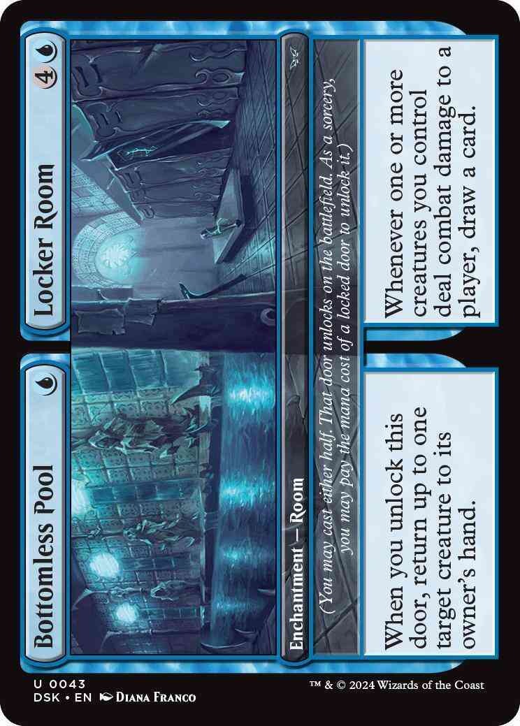 Bottomless Pool // Locker Room [43] [Duskmourn: House of Horror] [Non-Foil]