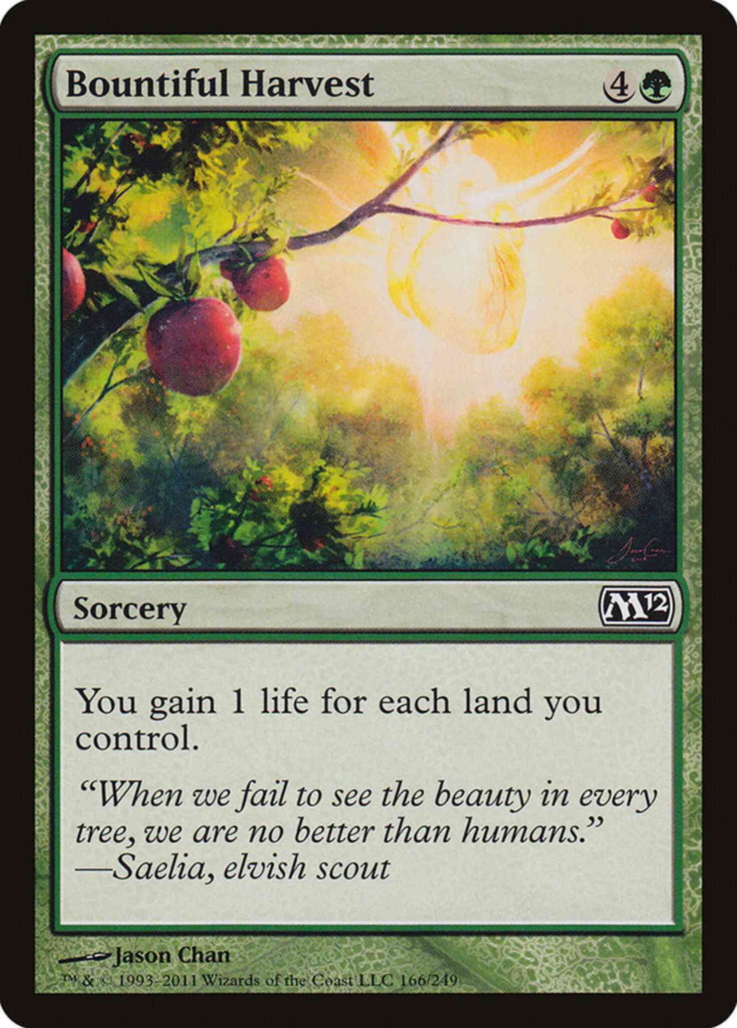 Bountiful Harvest [166] [Magic 2012] [Non-Foil]