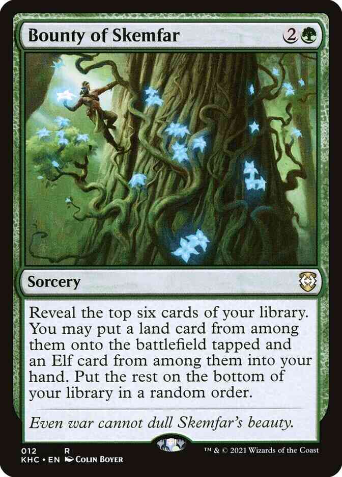 Bounty of Skemfar [12] [Kaldheim Commander] [Non-Foil]