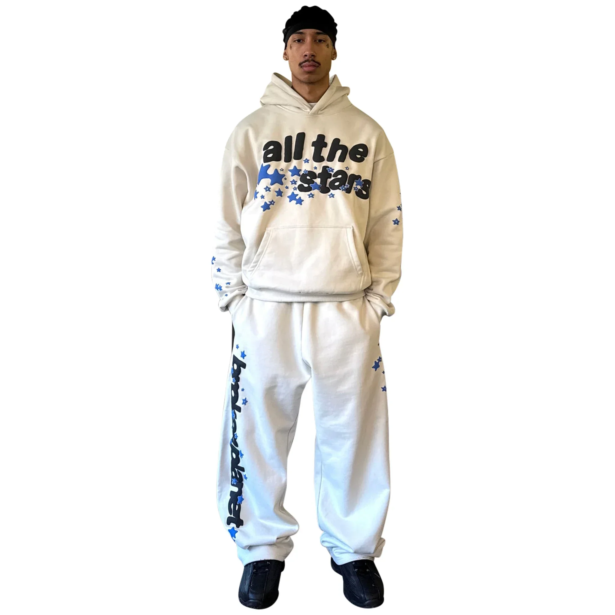 Broken Planet All The Stars Ivory White Hoodie - Image 3