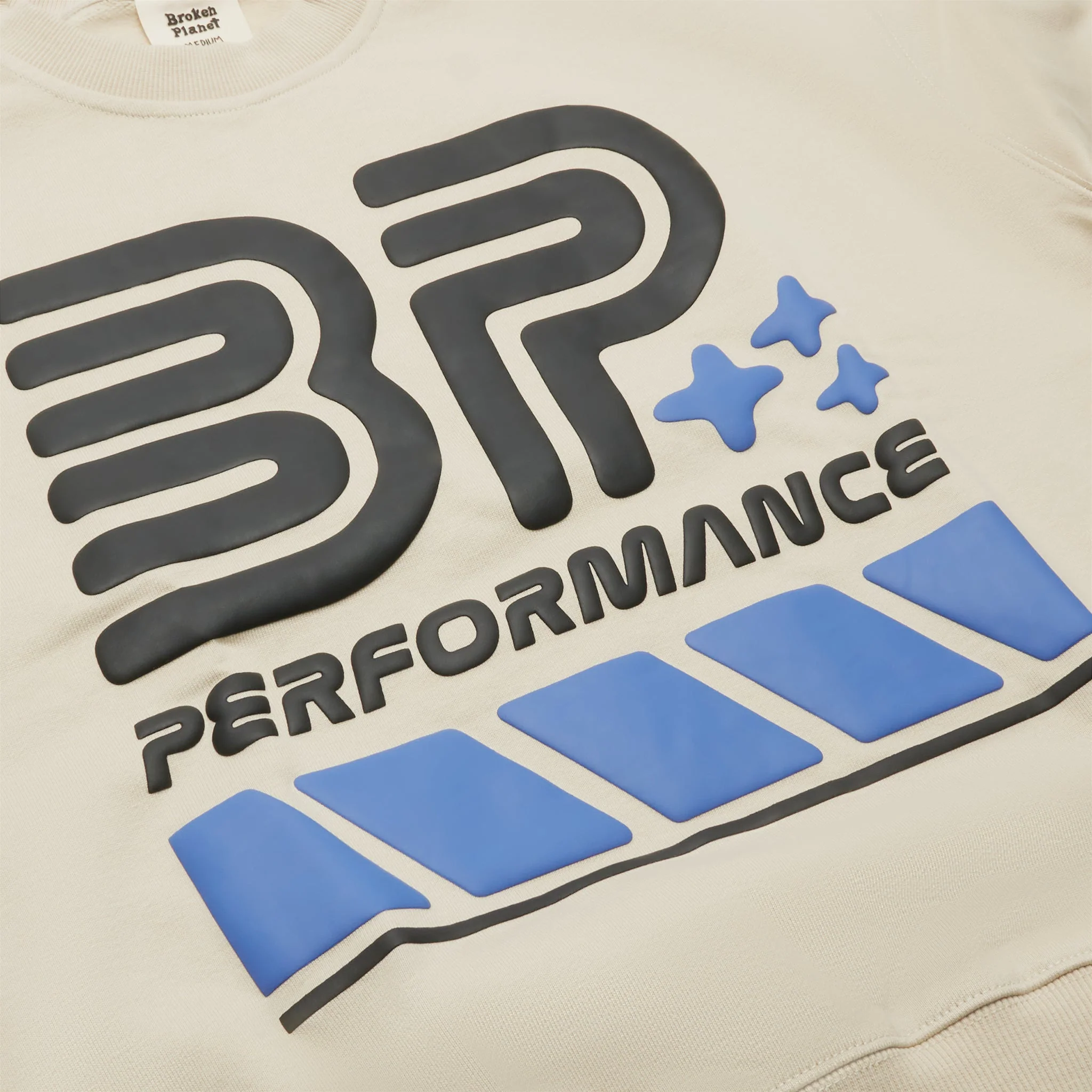 Broken Planet Performance Bone White Crewneck - Image 3