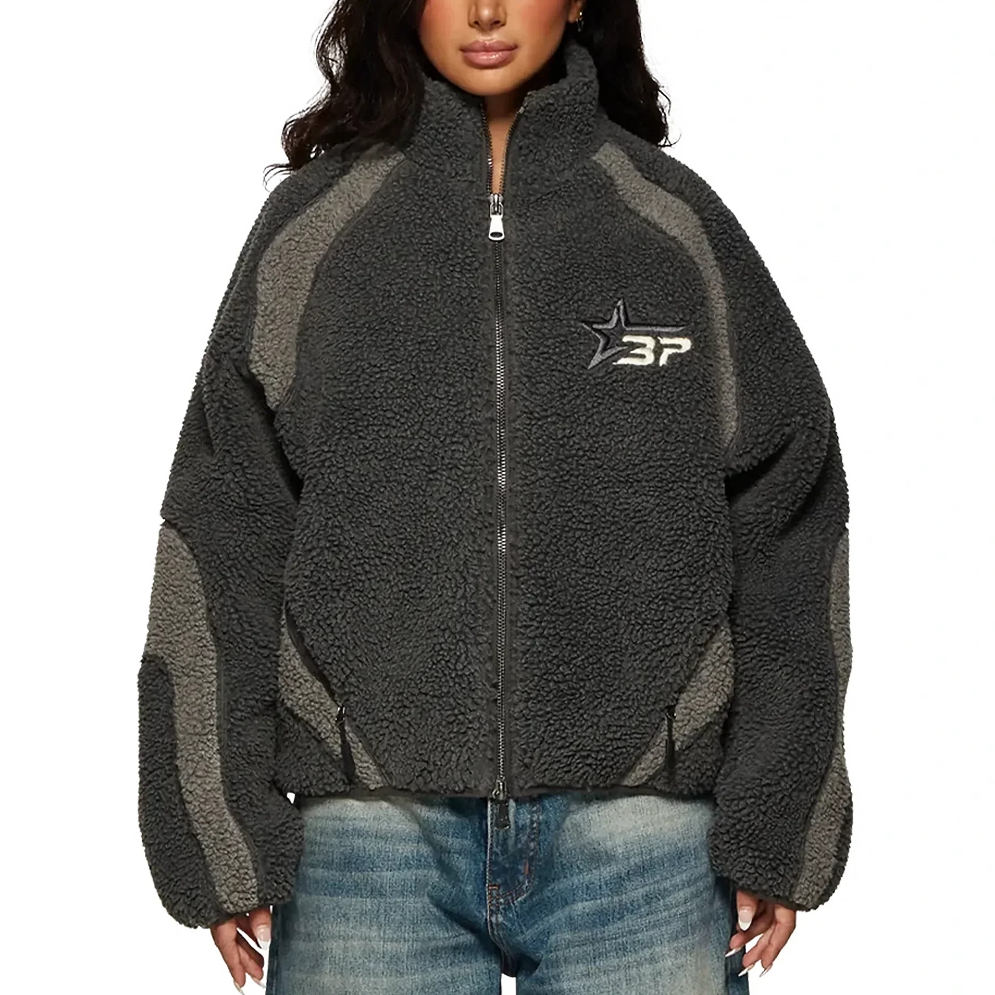 Broken Planet Soot Black Polar Fleece - Image 3