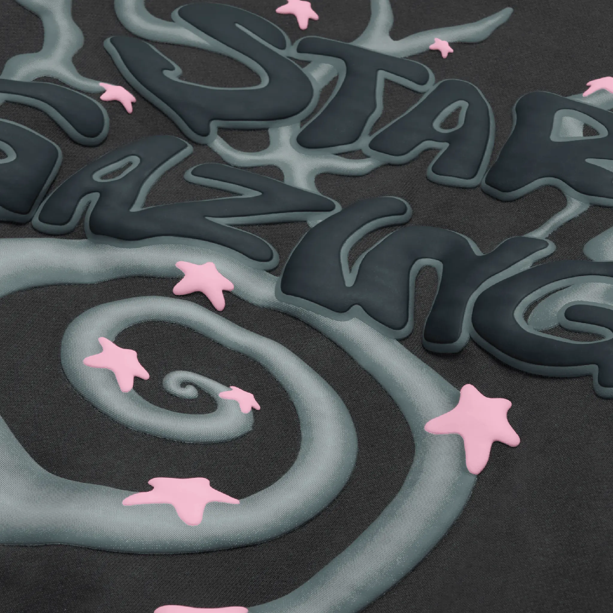 Broken Planet Stargazing Soot Black Hoodie - Image 3