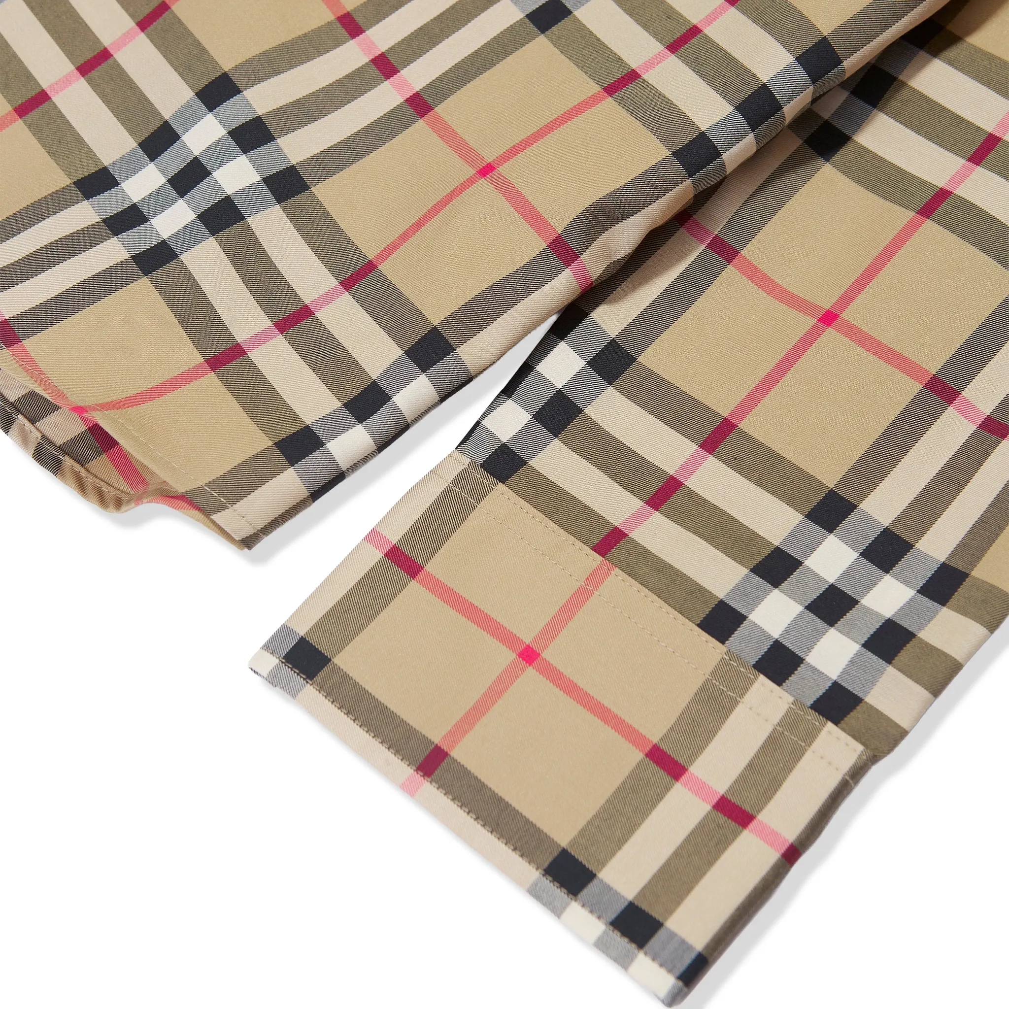 Burberry Boys Owen Check L/S Beige Shirt - Image 4