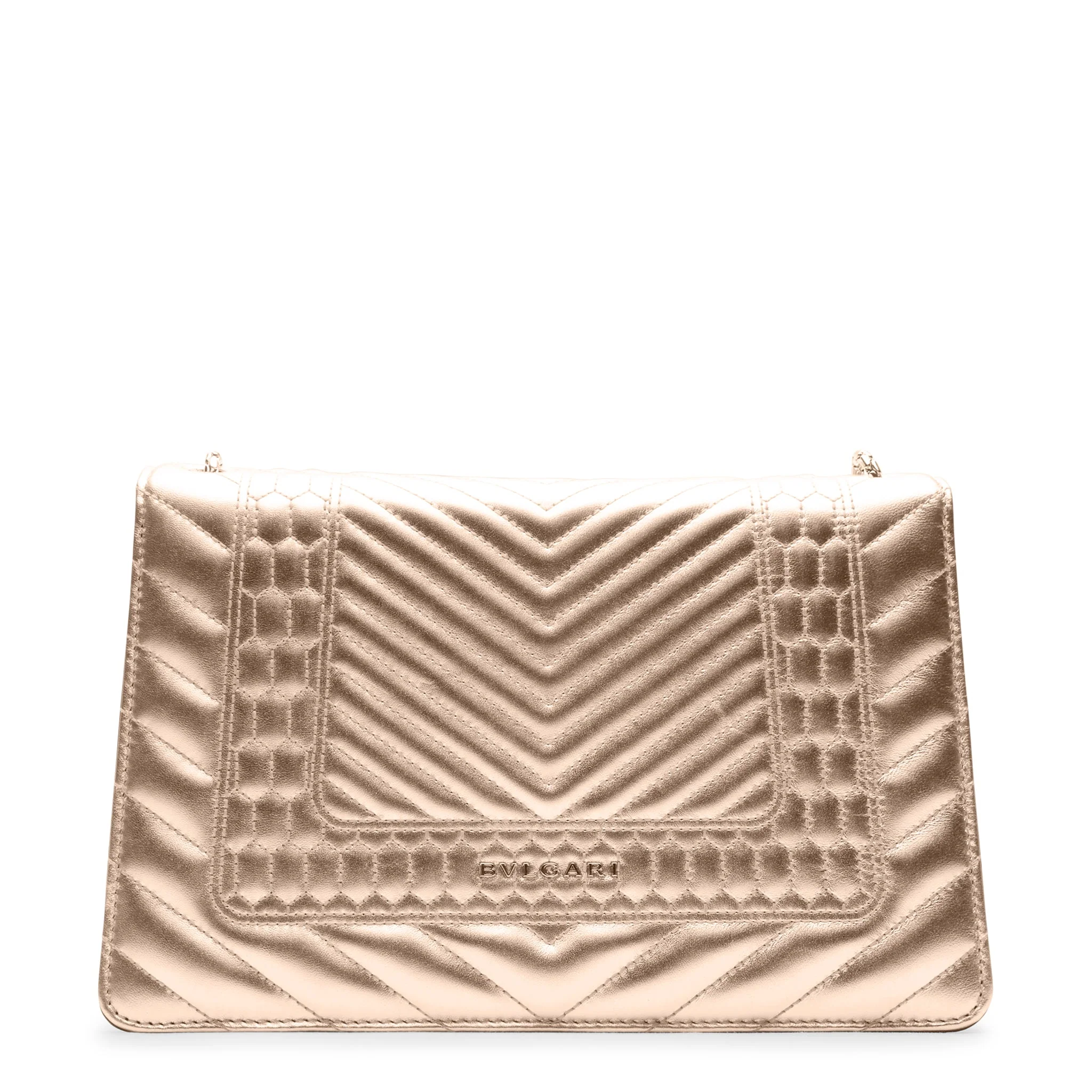 Bvlgari Serpenti Nappa Leather Bag Gold - Image 2